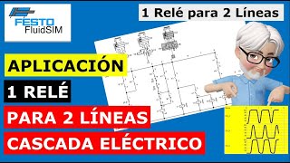 Fácil conexión de método por cascada especial 1 relé para 2 líneas o grupos de trabajo 😊👍 [upl. by Laen]