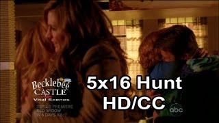 Castle 5x16 quotHuntquot End Scene A Caskett Kiss amp Hug amp Alexis Is Home HDCCL↔L [upl. by Inahc64]