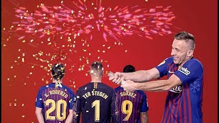 FC Barcelona wishes a happy new year [upl. by Troyes]