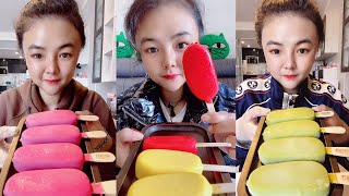 FAST ASMR EATING MAGNUM CHOCOLATE ICE CREAM MUKBANG REALLY DELICIOUS [upl. by Tocci]