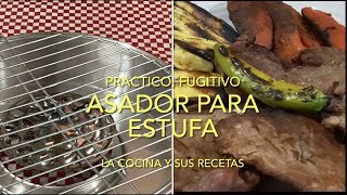 ASADOR PARA ESTUFA PRÁCTICOFUGITIVO TIENES QUE VER PARA CREER [upl. by Ericka]