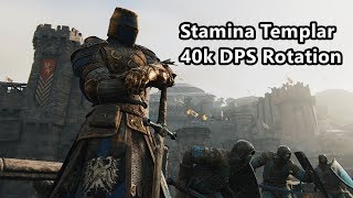 40k PvE DPS Rotation  Stamina Templar  ESO Horns of the Reach [upl. by Jabez]