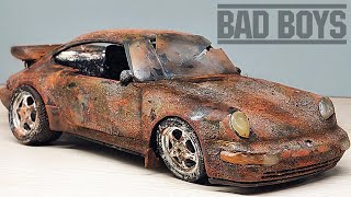 Restoration Porsche 911 964 Turbo 36 Abandoned car  Good Restore [upl. by Angi]