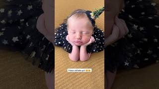 9 days old baby girl photoshoot 😍😍 youtubeshorts [upl. by Anawqahs]