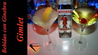 Bebidas con Ginebra I Gimlet Cocktail [upl. by Odlaw]