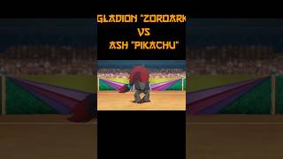 Gladion quotZoroarkquot Vs Ash quotPikachuquot shorts anime edit pokemon viral attitue ash alola region [upl. by Alonzo]