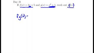 Further Maths GCSE 30 day countdown  Day 22 [upl. by Eerized]