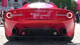 New Alfa Romeo Disco Volante AMAZING V8 Sound [upl. by Akima]