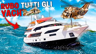 RUBO TUTTI gli YACHT dei MILIONARI su GTA 5 🤯🛥️ [upl. by Irahcaz136]