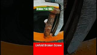 best solution to unfold broken screw  uses of simple tool liver screwdriver [upl. by Ninahs]