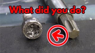 How to remove a stuck bolts amp screws with damaged heads 2 methods [upl. by Yuh607]