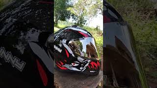 Vega Bolt Bunny Helmet  Red colour helmet Best helmet under 2000shorts trending vega rider [upl. by Aihsit]