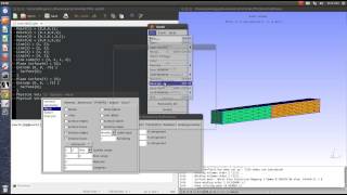 GMSH Calculix Static Analysis with two different materials [upl. by Ecnarrot]