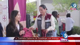 Continúa Gobierno de Guadalupe con entrega de mochilas a estudiantes de todo el Municipio [upl. by Anuahs621]