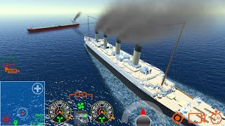 RMS Olympic Sinking  Ship Handling Simulator  Ship Mooring 3D [upl. by Eibmab]