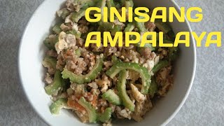 ginisang ampalaya how to cookulam recipejc4cooking [upl. by Ytomit]