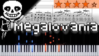 【Music sheet】Megarobania  UNDERTALEより 楽譜 [upl. by Kassity]