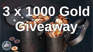 3 x 1000 Gold Giveaway  World of Warships Blitz [upl. by Chladek]