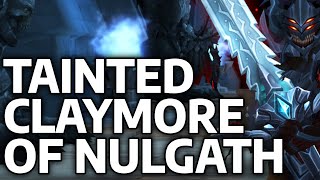 AQ3D How to get Tainted Claymore of Nulgath AdventureQuest 3D [upl. by Inanuah222]