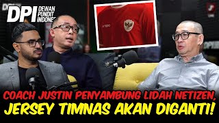 COACH JUSTIN PENYAMBUNG LIDAH NETIZEN JERSEY TIMNAS AKAN DIGANTI [upl. by Sokram]