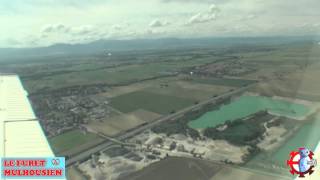 Beechcraft 36 Bonanza Vol Colmar Mulhouse avec Air Alsace [upl. by Asiulairam]