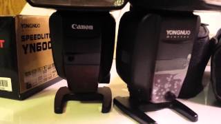 Introduction du flash yn600exrt Yongnuo 600exrt [upl. by Ikin]