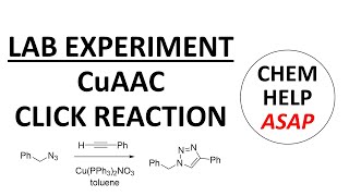 CuAAC click triazole synthesis  laboratory experiment [upl. by Eissert]