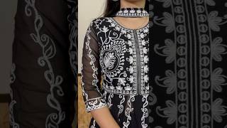 Black long dress fashion kurtadesigns myntra meesho youtubeshorts newsong [upl. by Stanislaus2]