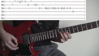 Say It Aint So by Weezer  Full Guitar Lesson amp Tabs w SOLO [upl. by Switzer]