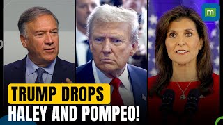 Trump Rules Out Nikki Haley and Mike Pompeo for New Administration Roles  N18G [upl. by Adidnere]