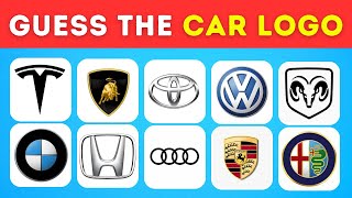 Guess The Car Brand Logo Quiz  Easy Medium Hard Impossible [upl. by Illib]