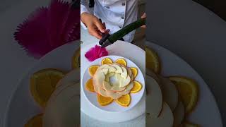 🥕Are These Vegetable Flowers Beautiful fruitcarvingtutorial kitchen foodcarving [upl. by Ybbed]