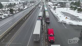 01142023 Truckee CA to Verdi NV winter storm creates travel chaos on I80 [upl. by Swainson]