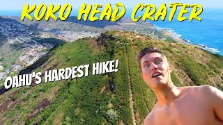 I Hiked Oahu Hawaiis MOST CHALLENGING Hike  Koko Head Crater Hike [upl. by Caplan]