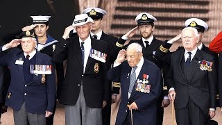 DDay 75th anniversary ceremony highlights [upl. by Gervais]