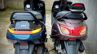 TVS Jupiter 110 vs 125 2024 Smart X Connect  85000 🔥 Which is Best  Detailed Comparison [upl. by Hnamik]