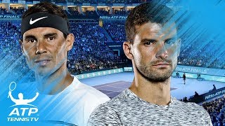 Amazing Rallies from Nadal v Dimitrov 2017 ATP Rivalry [upl. by Earal655]