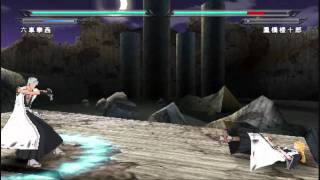 Bleach Heat the Soul 7 PSP  Kensei vs Rose [upl. by Charmain]