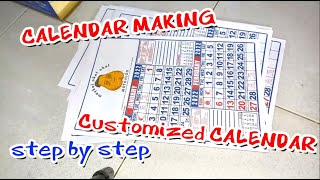 TROPA TIPS  How to make customized commercial calendar using desktop printer [upl. by Teriann878]