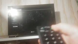 2010 Sony Bravia KLV32BX300 LCD TV Startup amp Shutdown [upl. by Marlane486]