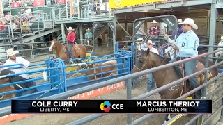 Marcus Theriot  Cole Curry 43 seconds  2024 Utahs Days of 47 Rodeo [upl. by Meggy]