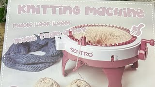 Sentro Knitting Machine unboxing live [upl. by Caras]