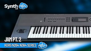 Korg N264 N364 Series  JAM PT 2 [upl. by Yeslah]