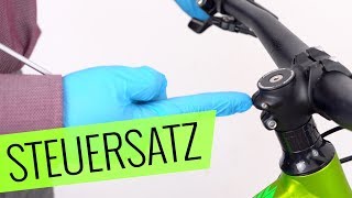 STEUERSATZ einstellen  einfach amp schnell  Fahrradorg [upl. by Alekal]