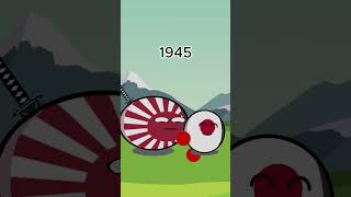 Empire of Japan and Japan now countryballs japan 1945 [upl. by Zsazsa]