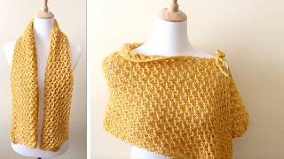 Crochet PONCHO CAPA BUFANDA  Handwork Diy  Todas las tallas [upl. by Thain]