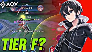 AOV  ALLAINKIRITO GAMEPLAY  TIER F  ARENA OF VALOR [upl. by Tesil904]