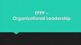 EPPP  Theories of Leadership [upl. by Germaine]