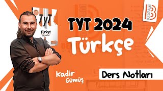 7 TYT Türkçe  Sözcükte Yapı 3  Fiil Çekim Ekleri  Kadir GÜMÜŞ  2024 [upl. by Neeleuqcaj]