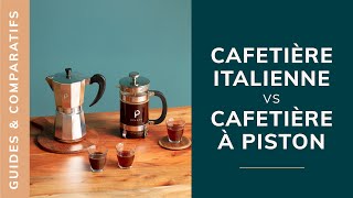 COMPARATIF Cafetière italienne VS cafetière à piston [upl. by Stanleigh5]